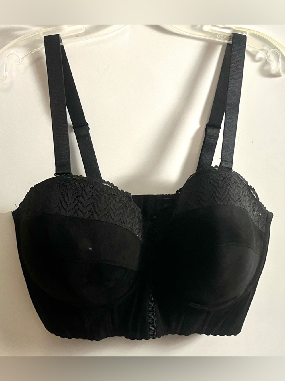 Parfait Black Longline Bustier Bra – Size XL+ Plus (NWOT)